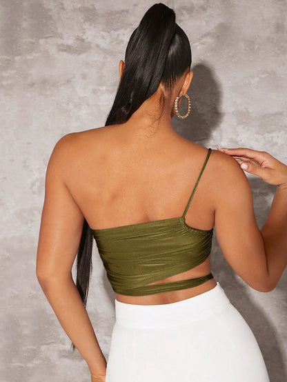 Top Cropped Ruched