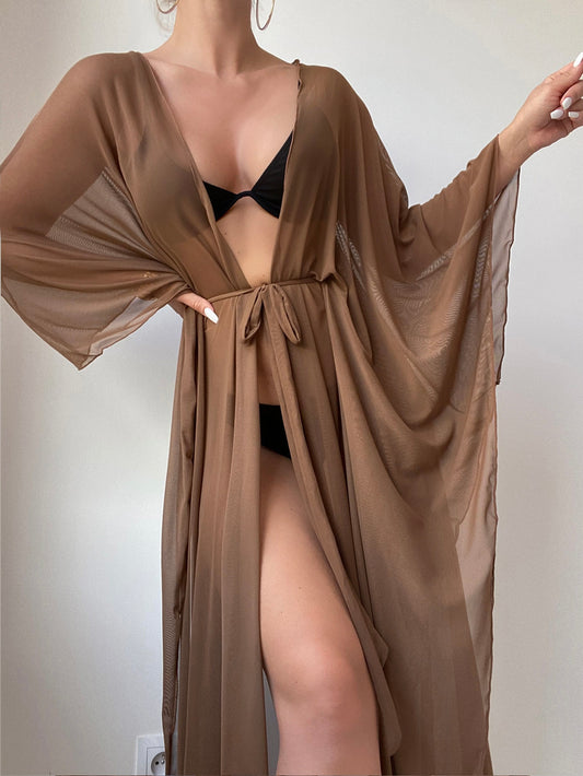 Kimono Solid Belted