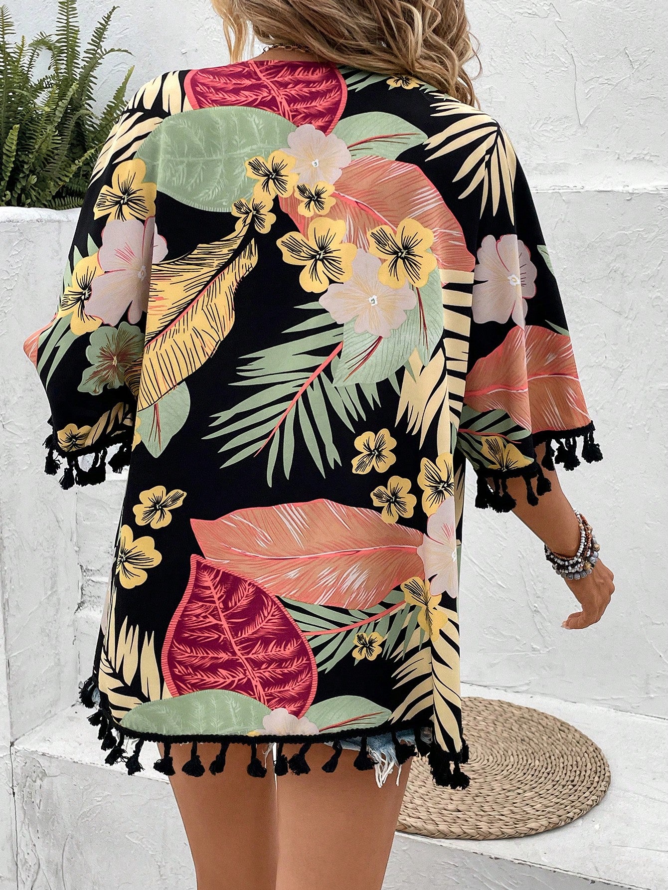 Kimono VCAY Tropical Print